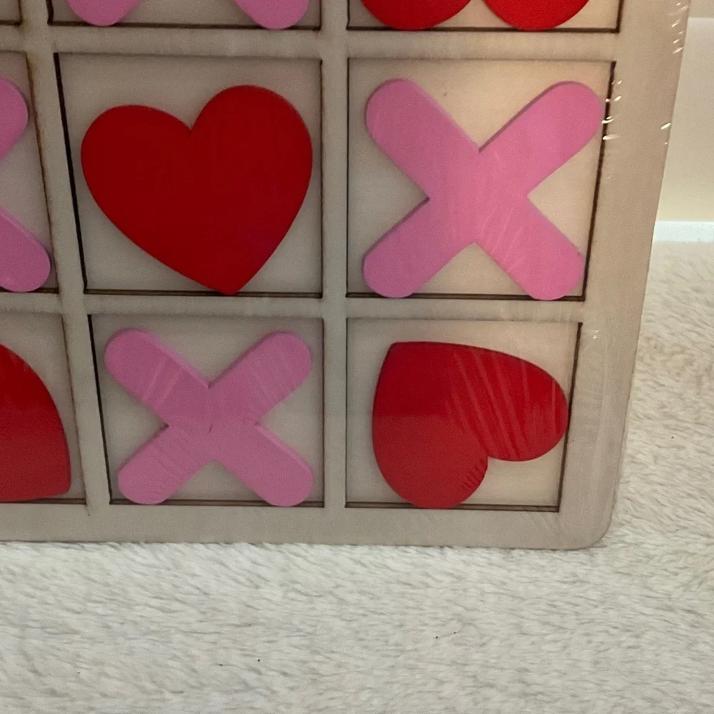 Colorful Wooden Tic-Tac-Toe Game for Kids